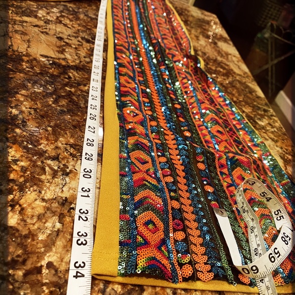 “IT’S A FREAKIN’ FIESTA!” Sequin Wide Leg Flares - Picture 11 of 14